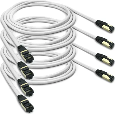 Produktbild von ARLI 4x 2m RJ45 Patchkabel CAT 8.1 S/FTP Netzwerkkabel Halogenfrei