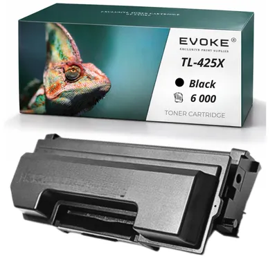 Immagine prodotto di Cartucce compatibili Evoke per stampante Pantum TL-425X TL425X, colore nero, resa di 6.000 pagine, compatibili con i modelli M7105DN, M7105DW, P3305DN, P3305DW