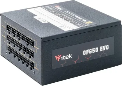 Zdjęcie produktu dla Zasilacz modularny ATX iTek GF650 EVO 650W ITPSEGF650 GOLD