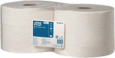 Produktbild von Tork 129237, 1500 Blätter, Weiß, 630 mm, 315 mm, 235 mm, 235 mm