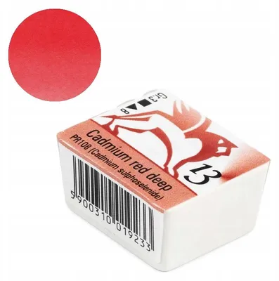 Produktbild von Renesans 13 Dunkles Kadmiumrot Aquarellfarbe Napf lichtecht