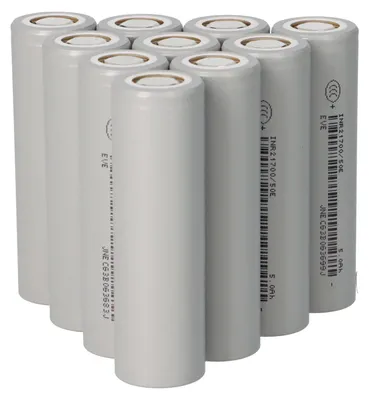 Produktbild von 10er-Set EVE Li-ion Akku INR21700-50E 3,6V 5000mAh - 15A Flat top