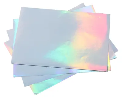 Holografisches Aufkleberpapier A4, 22 Blatt, wasserdicht, bedruckbar