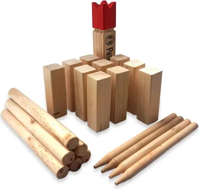 Produktbild von Petromax Outdoor-Schach Wurfspiel in Form eines s (Kubb)