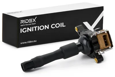Produktbild von RIDEX 689C0010 Zündspule 12V für BMW 3 Limousine (E46) 5 Limousine (E39) 3 Touring (E46) 3 Coupe (E92) 3 Coupe (E46)