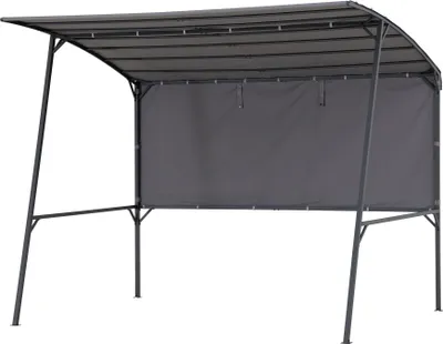 Produktbild von Sunjoy Stoff Whirlpool Pergola / Pavillon 2x3 Vodno - 220cm x 284cm, grau