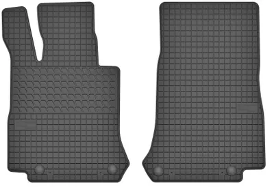 Produktbild von Gummi-Fußmatten vorne für Mercedes-Benz GLC X253 2015-2022 (SUV) – 2-tlg, Schwarz, passgenau