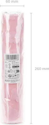 Obrázek produktu pro Běhoun na stůl s květinami 26 cm x 5 m růžový