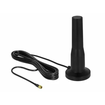 Produktbild von DeLOCK 12586, 5 dBi, 0.698 - 0.96; 1.71 - 2.17; 2.5 - 2.7 GHz, 50 Ohm, Omnidirektionale Antenne, SMA, Männlich