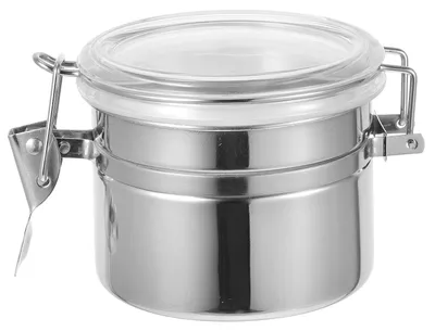 Image de Omgoods - Boîte de rangement hermétique en acier inoxydable pour le café et la farine
