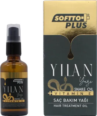 Produktbild von Softto+Plus Snake Oil - Hair Oil Haarpflege Öl,Vitamin-E,Schlangenöl 50ml