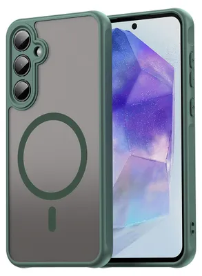 Produktbild von Techsuit – HaloFrost II MagSafe-Schutzhülle für Samsung Galaxy A55 5G – grün