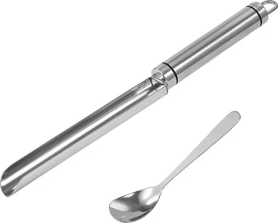 Produktbild von 1 Set Frikadellenform, praktischer Frikadellenmacher aus Edelstahl mit Löffel, Küchenhelfer für den Haushalt
