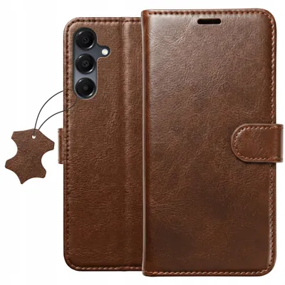 Produktbild von Klapphülle für Samsung A16 5G – Leder-Wallet-Case + 9H-Displayschutzglas