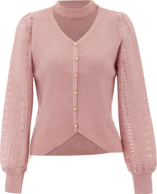 Produktbild von MALUBA Damen Strickjacke - Rosa, XS/S
