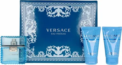 Image de Versace Man Eau Fraiche Eau de Toilette 50ml + Gel douche 50ml + Baume après-rasage 50ml