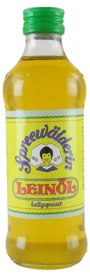 Produktbild von Spreewälderin Leinöl, kaltgepresst von Kunella Feinkost (250 ml)