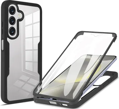 Produktbild von 360° Hülle für Samsung A16 – Vollschutz mit Integriertem Displayschutz Schwarz