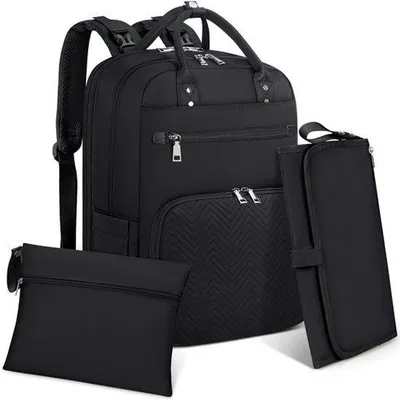 Produktbild von OmGoods – Wickeltasche – Multifunktionaler Rucksack