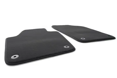 Image de Tapis de sol Seat Ibiza 6J 6P FR Cupra qualité d'origine velours tapis de voiture 2 pièces avant noir
