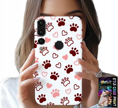 Obrázek produktu pro Pouzdro Pro Huawei P20 Pro - Psí Tlapky Na Bílém Pozadí, Pes, Kočka, Medvěd