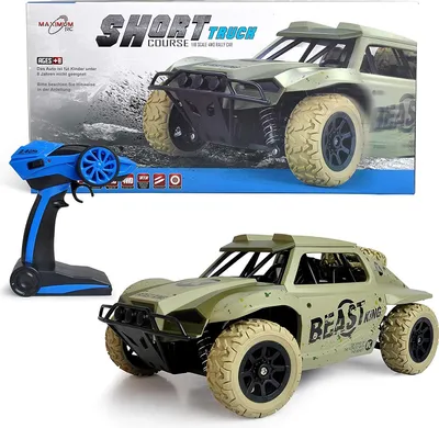 Produktbild von FunTomia Maximum RC Ferngesteuertes Auto für Kinder ab 8 - 4WD Short Course Truck - Wüstenbuggy mit proportionaler Beschleunigung und Allradantrieb - 2454