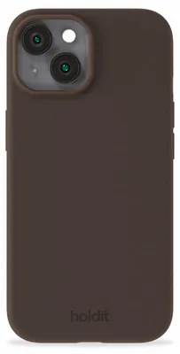 Produktbild von Holdit Silicone Case Apple iPhone 15 - Chocolate
