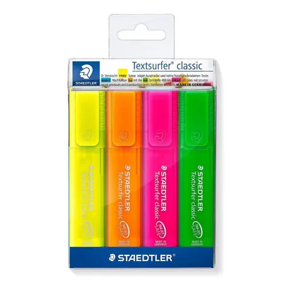 Produktbild von STAEDTLER Textmarker Textsurfer Promo 4StEtui