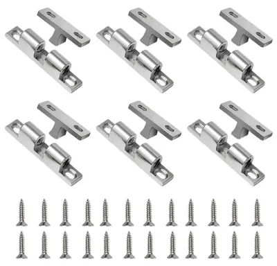 Productafbeelding van 6 Stuks Dubbele Kogelsnapper, met Schroeven, voor Meubels en Kasten
