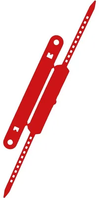 Produktbild von Heftstreifen + Deckschiene VE=5 Stück rot
