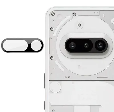 Produktbild von Für Nothing Phone 3a IMAK Premium HD Komplett Kamera Schutz Hart Glas Schwarz