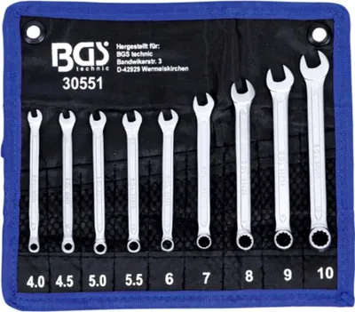 Immagine prodotto di BGS Set di chiavi combinate SW 4- 10 mm 9 pezzi - 30551