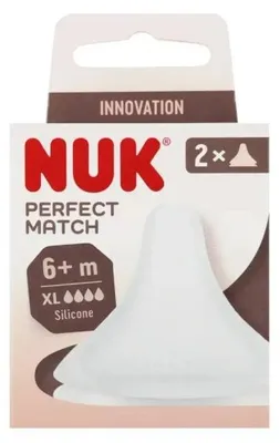 Immagine prodotto di Biberon NUK Perfect Match con tettarella in silicone e sistema anti-coliche, adatto fin dalla nascita
