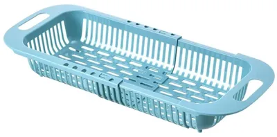 Imagen del producto de Estante de escurreplatos ajustable para la cocina, con organizador y cesta para verduras