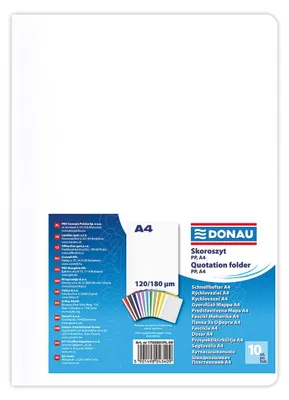 Obrázok produktu pre Rýchlosponky DONAU, biele, 10 kusov