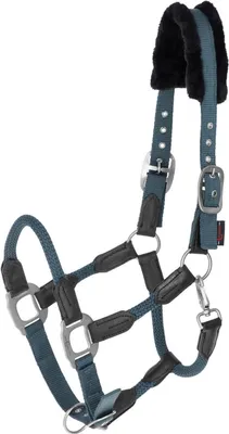 Produktbild von Covalliero Halfter Cordano Nylonhalfter Smoked Blue Full