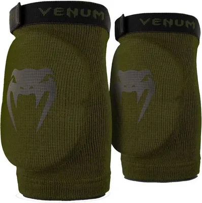Zdjęcie produktu dla Ochraniacze na łokcie Venum Kontact Khaki Black Rozmiar S