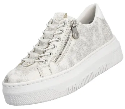 Image de Rieker Damen Sneaker Gold/Weiß