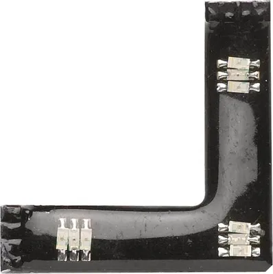 Immagine prodotto di Paulmann Function FixLED RGB, connettore a 90°, 3 LED da 0,24W ciascuno, corpo in plastica nera