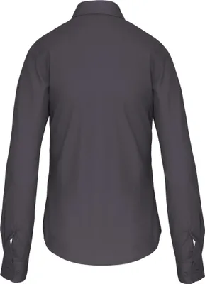 Produktbild von Kariban Damen Popelinebluse Langarm