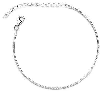 Produktbild von Feines Armband Schlangenkette Silber 925 - 1,2mm Armkette für Damen 17-22cm SA-20