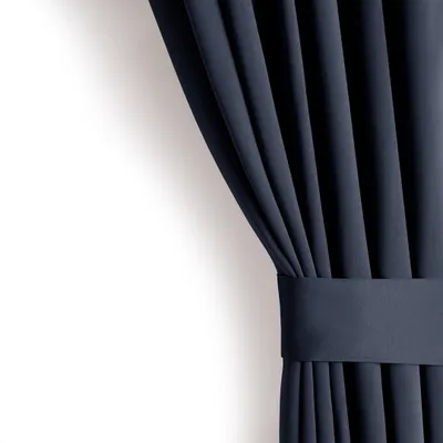 Produktbild von Gardine Ösen Vorhang Ösenvorhang Verdunkelnd 140x270 cm Indigo Eyelet Einfarbig
