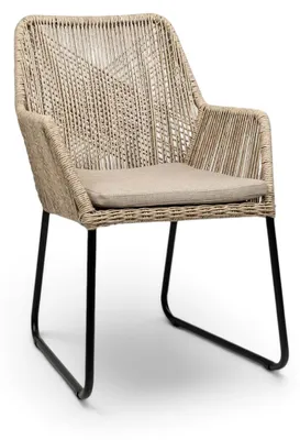 Produktbild von Dining-Gartenstuhl | Mona | Sand | Rope | 2er Set