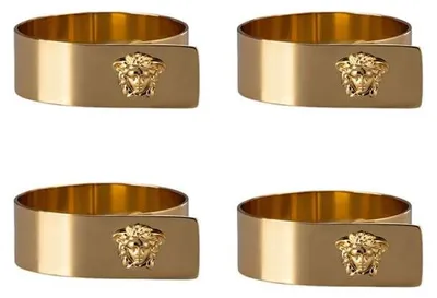 Produktbild von Versace by Rosenthal Serviettenringe Medusa Gold (4er-Set)