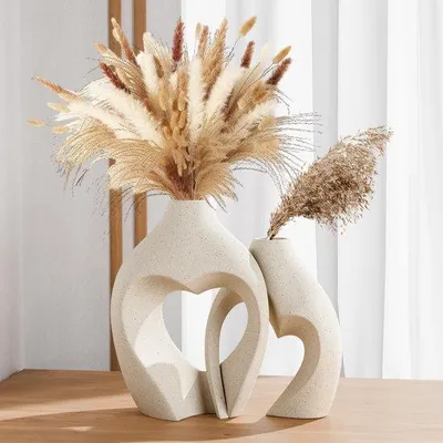 Immagine prodotto di Set di vasi a forma di cuore in Vetroceramica