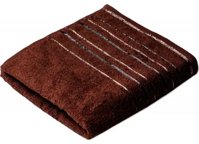 Imagen del producto de Toalla Zara, color marrón oscuro, 50x100 cm
