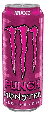 Obrázek produktu pro Monster Punch Energy Mixxd ovocný šumivý Fruit Punch 500ml