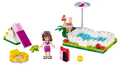 Produktbild von LEGO Friends Olivias Gartenpool, Bausatz, 5 Jahr(e), 82 Stück(e)