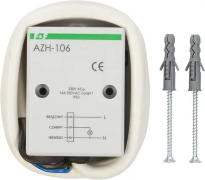 Image de Interrupteur crépusculaire AZH-106 - Hermétique - 230V - Réglable - IP65 - Économie d'énergie