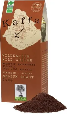 Produktbild von Kaffa Medium Roast gemahlen - und Naturland Fair-zertifiz -  - 250g